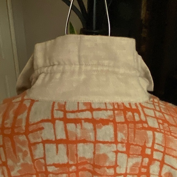 ((( Terra SJ ))) 80% linen apparel fits Sm to M‎ed blazers or top unique design - Picture 11 of 16